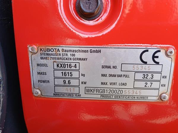 Grote foto kubota minigraver met hydro snelwissel doe het zelf en verbouw kranen en graafmachines