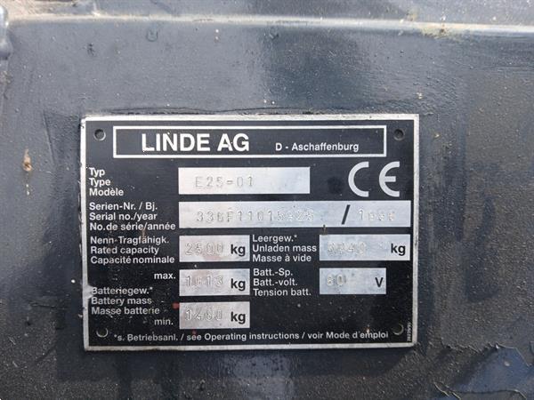 Grote foto linde e25 electro agrarisch heftrucks