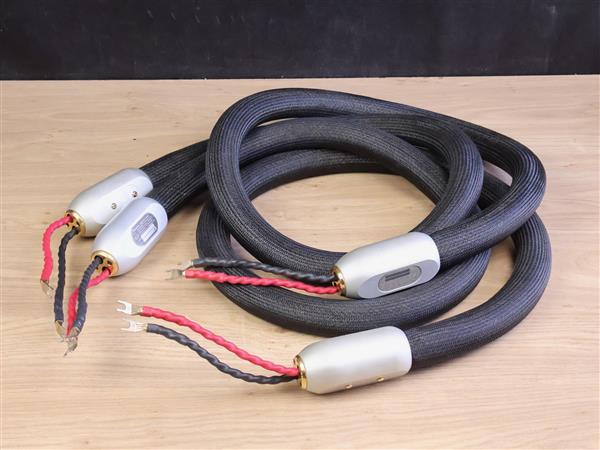 Grote foto kharma enigma signature high end silver gold audio speaker cables 2 4 metre audio tv en foto onderdelen en accessoires