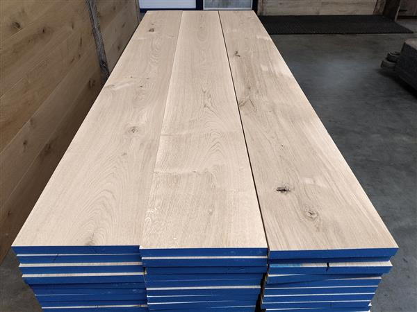 Grote foto 30x280mm 225cm eiken doe het zelf en verbouw hout en planken