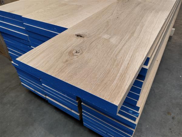 Grote foto 30x280mm 225cm eiken doe het zelf en verbouw hout en planken