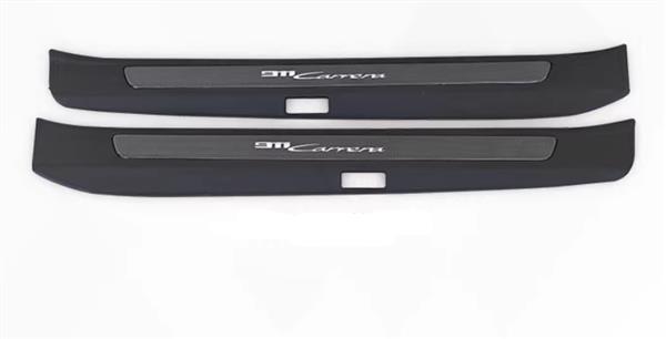 Grote foto dit betreft een set porsche 911 992 carbon sier instap lijsten set auto onderdelen tuning en styling