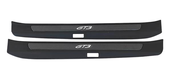 Grote foto dit betreft een set porsche 911 992 carbon sier instap lijsten set auto onderdelen tuning en styling