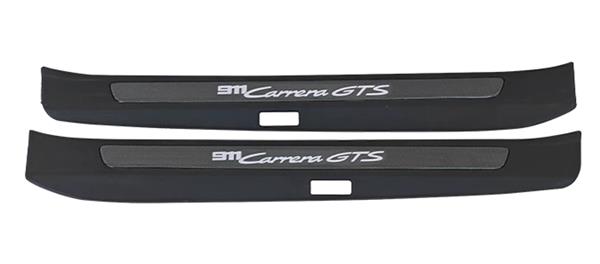 Grote foto dit betreft een set porsche 911 992 carbon sier instap lijsten set auto onderdelen tuning en styling