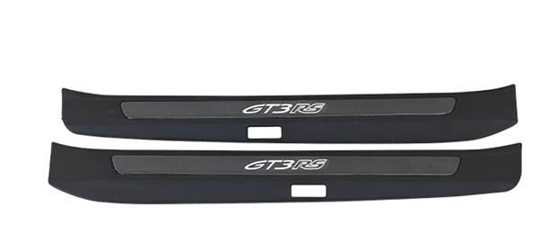 Grote foto dit betreft een set porsche 911 992 carbon sier instap lijsten set auto onderdelen tuning en styling