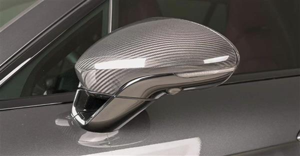 Grote foto dit betreft een porsche panamera 976 carbon spiegelkappen set auto onderdelen tuning en styling