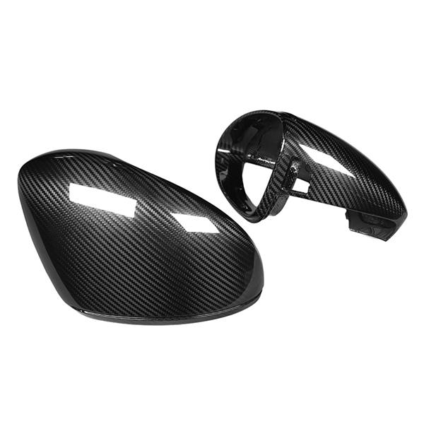 Grote foto dit betreft een porsche panamera 976 carbon spiegelkappen set auto onderdelen tuning en styling