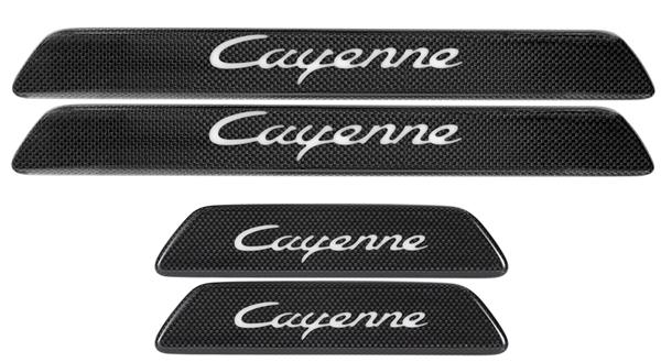 Grote foto dit betreft een porsche cayenne cayenne coupe carbon instaplijsten set auto onderdelen tuning en styling