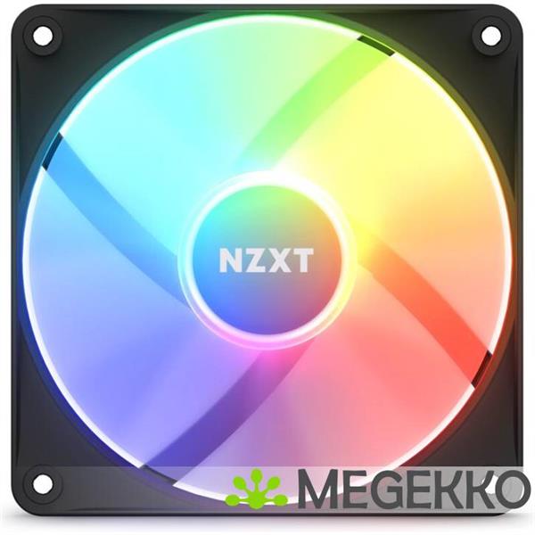 Grote foto nzxt f120 core 120mm rgb fan single black computers en software overige computers en software