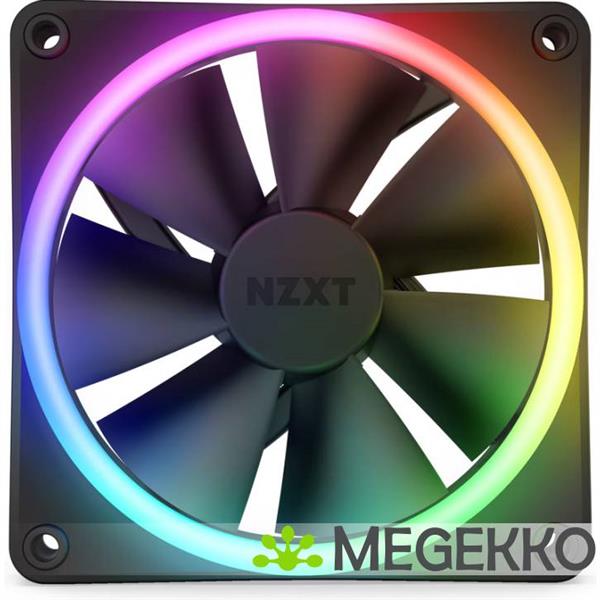 Grote foto nzxt f120 rgb duo 120mm rgb fan single black computers en software overige computers en software