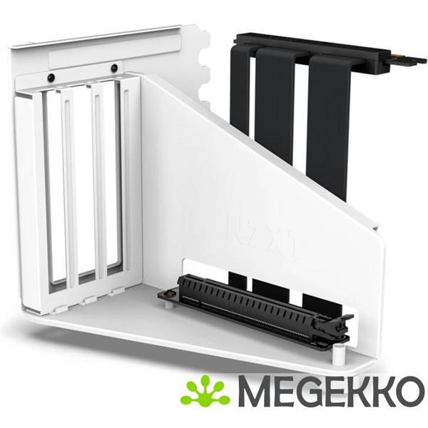Grote foto nzxt vertical gpu mounting kit h5 h6 h7 h9 white computers en software behuizingen en kasten