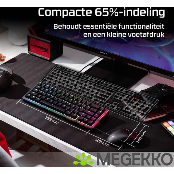 Grote foto hyperx origins 2 65 fr azerty bedraad toetsenbord computers en software toetsenborden