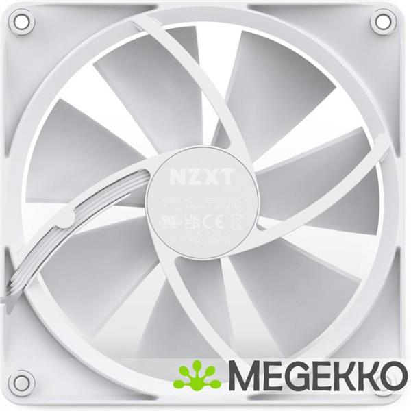 Grote foto nzxt f140rgb 140mm rgb fans single white computers en software overige computers en software