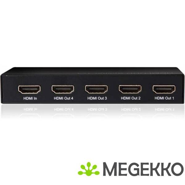 Grote foto club3d hdmi 2.0 uhd splitter 4 ports computers en software videokaarten