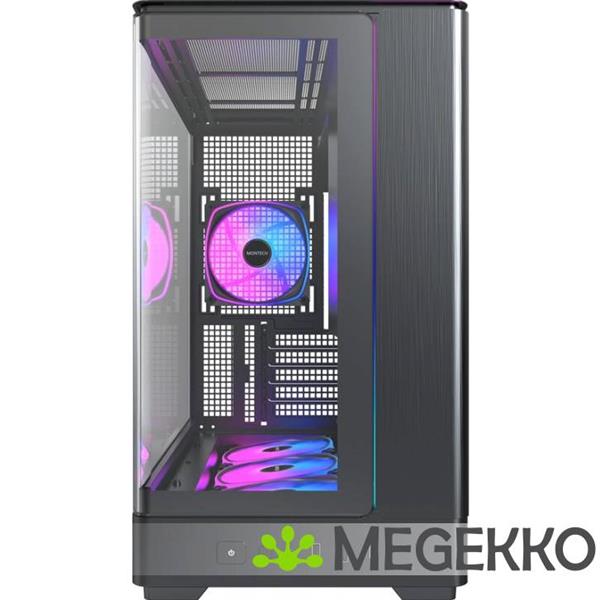 Grote foto montech king 15 pro zwart computers en software behuizingen en kasten