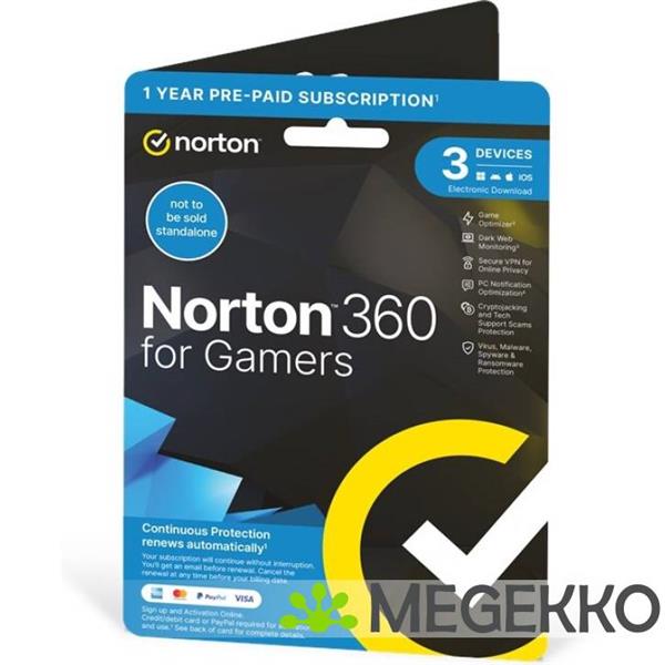 Grote foto norton 360 for gamers computers en software overige computers en software
