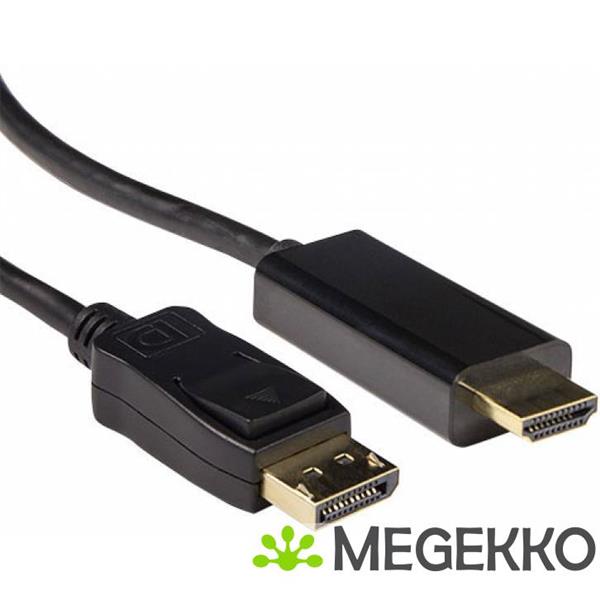 Grote foto act verloopkabel displayport male naar hdmi a male 0 50 m computers en software overige computers en software