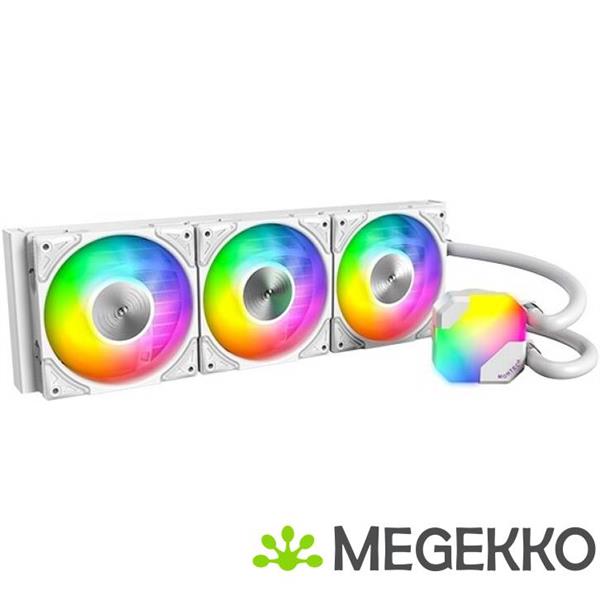 Grote foto montech hyper flow 360 argb wit computers en software overige computers en software