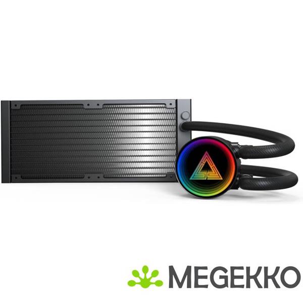 Grote foto montech lightflow 240 argb zwart computers en software overige computers en software