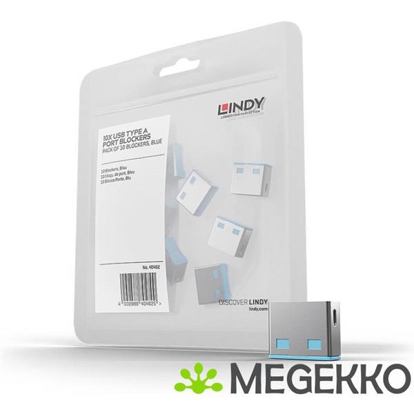 Grote foto lindy 40462 usb port blocker pack 10 computers en software overige computers en software