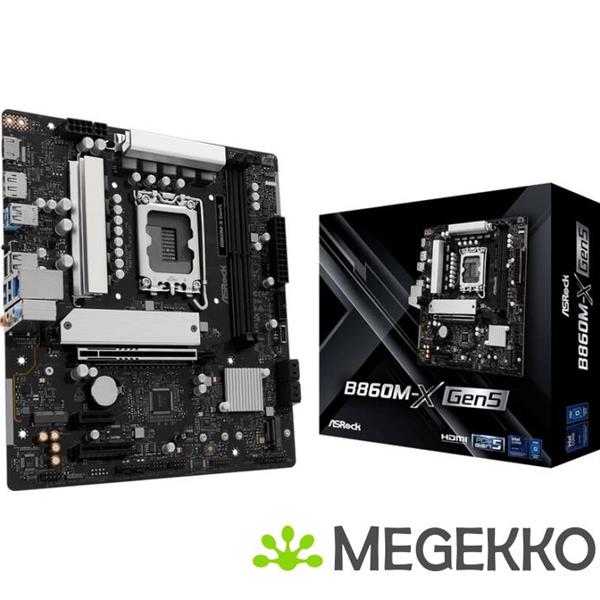 Grote foto asrock b860m x gen5 computers en software moederborden