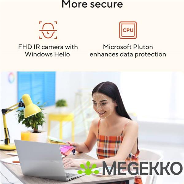 Grote foto asus vivobook 18 m1807ga s8004w 18 amd ryzen ai 7 computers en software overige computers en software