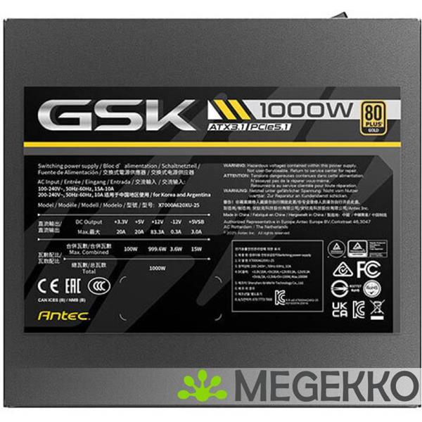 Grote foto antec gsk1000 computers en software overige