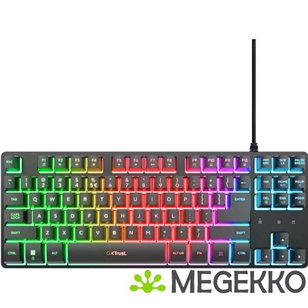Grote foto trust gxt 833 thado tkl belgisch azerty gaming toetsenbord computers en software toetsenborden
