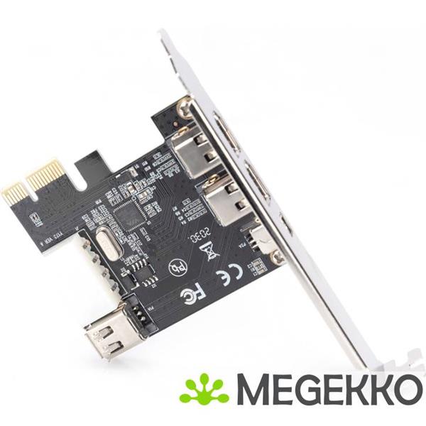Grote foto digitus intern ieee 1394 firewire interfacekaart adapter computers en software overige computers en software