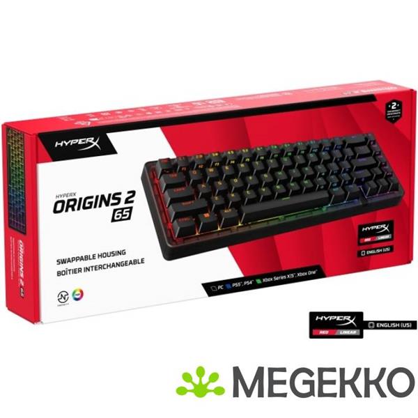 Grote foto hyperx origins 2 65 fr azerty bedraad toetsenbord computers en software toetsenborden