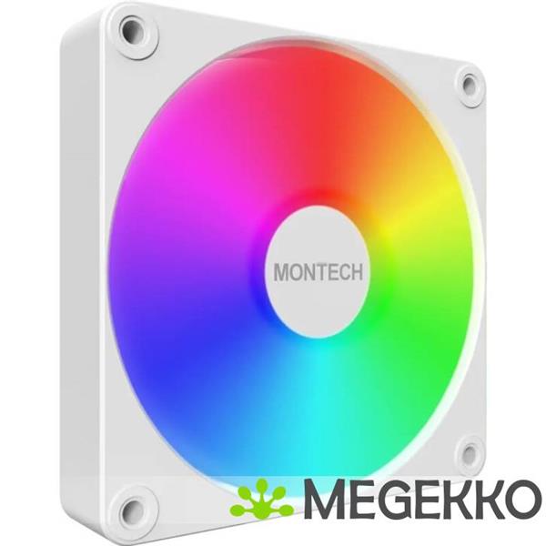 Grote foto montech gf120 v2 pwm argb 120mm wit 3 pack computers en software overige computers en software