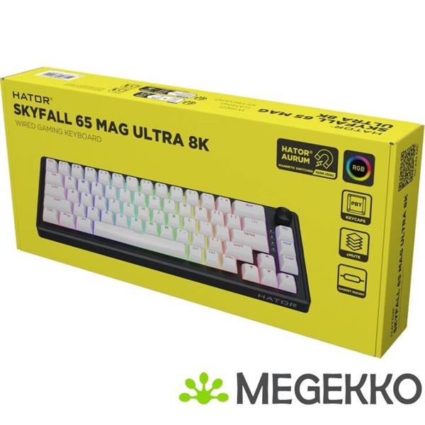 Grote foto hator skyfall 65 mag ultra draadloos hall effect toetsenbord computers en software toetsenborden