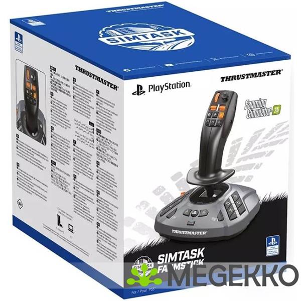 Grote foto thrustmaster simtask farmstick zwart flightstick analoog digitaal pc playstation 5 computers en software overige computers en software
