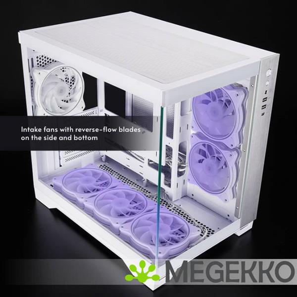 Grote foto chieftec visio white behuizing computers en software behuizingen en kasten