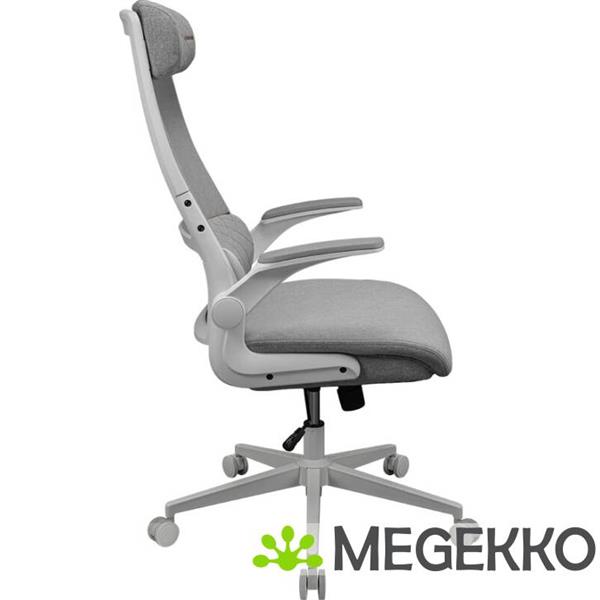 Grote foto cougar gaming stryder bureaustoel lichtgrijs spelcomputers games overige merken