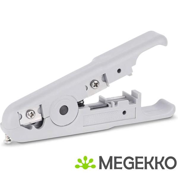 Grote foto startech.com kabelstripper en kniptang professionele striptang voor utp ftp stp coax kabels rotere computers en software overige computers en software