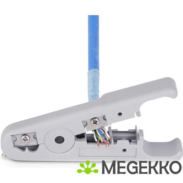 Grote foto startech.com kabelstripper en kniptang professionele striptang voor utp ftp stp coax kabels rotere computers en software overige computers en software