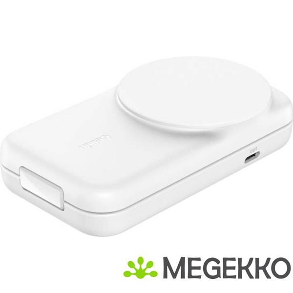 Grote foto belkin ultracharge 25w qi2 2in1 magnetic charger plus usb c eu white square binnen audio tv en foto algemeen