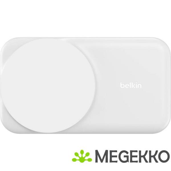 Grote foto belkin ultracharge 25w qi2 2in1 magnetic charger plus usb c eu white square binnen audio tv en foto algemeen