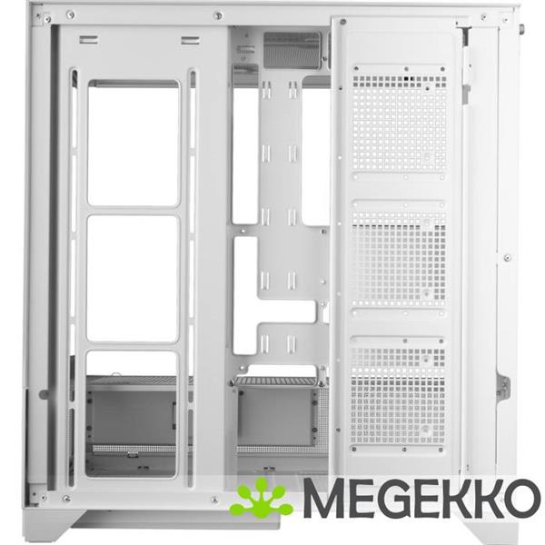 Grote foto mars gaming mc lcdx midi tower wit computers en software behuizingen en kasten