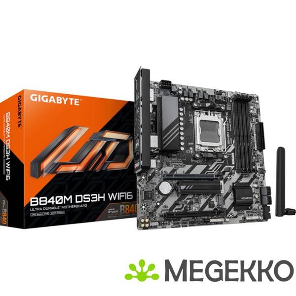 Grote foto gigabyte b840m ds3h wifi6 computers en software moederborden