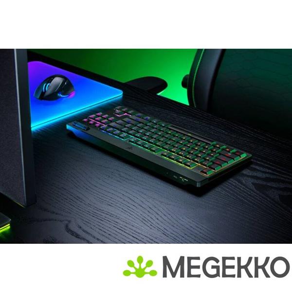 Grote foto razer blackwidow v4 low profile tenkeyless hyperspeed clicky green toetsenbord computers en software toetsenborden