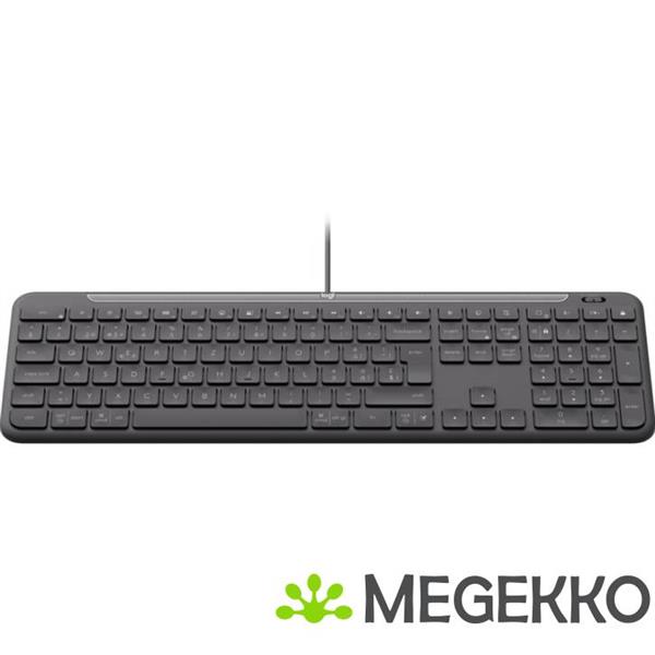 Grote foto logitech k620 signature slim toetsenbord bedraad grafiet computers en software toetsenborden