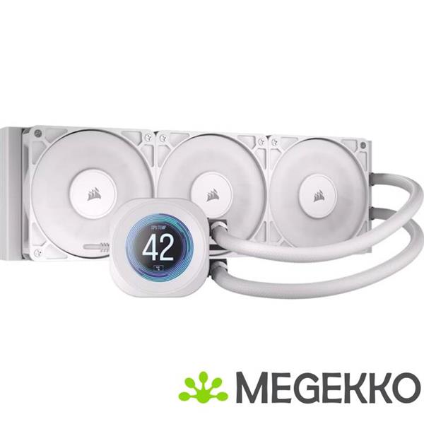 Grote foto corsair nautilus 360 lcd white computers en software overige computers en software