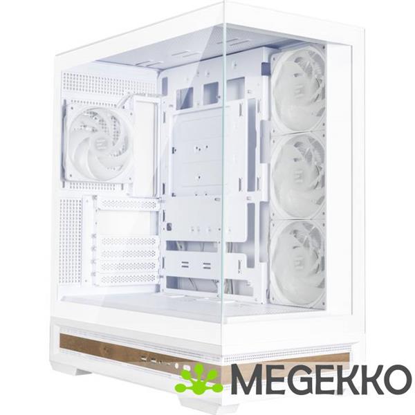 Grote foto zalman p40 namu white midi tower wit computers en software behuizingen en kasten