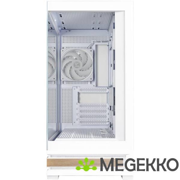 Grote foto zalman p40 namu white midi tower wit computers en software behuizingen en kasten