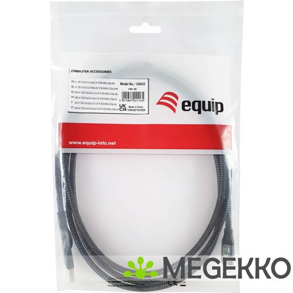 Grote foto equip 128432 2 in 1 usb 3.2 gen 2x2 20gbps 100w usb type c usb type c a 2m computers en software overige computers en software