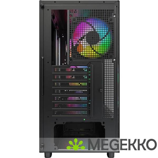 Grote foto montech xr wood zwart computers en software behuizingen en kasten