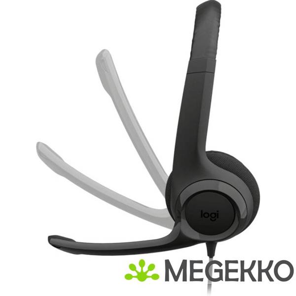 Grote foto logitech h390 bedraad zwart audio tv en foto koptelefoons