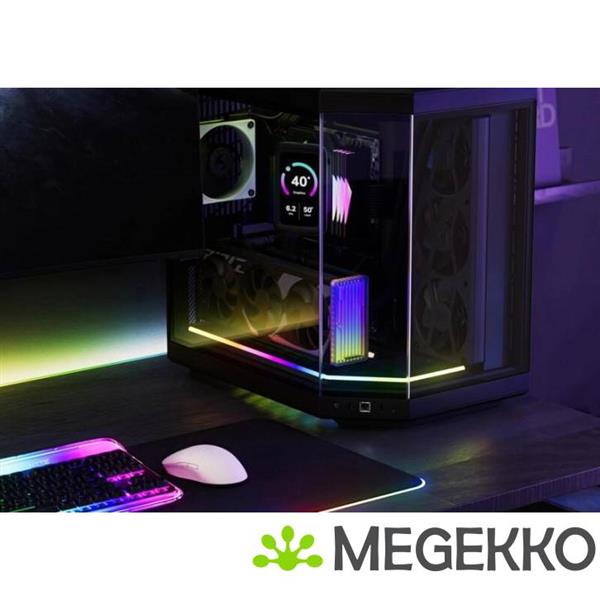 Grote foto hyte noodle ln70 2nd gen light strip black computers en software overige computers en software